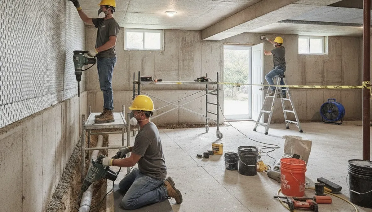 Basement Waterproofing Image 1
