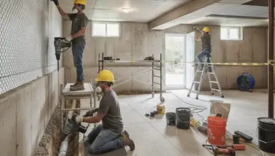 Tuscaloosa, AL basement waterproofing for homes with water damage protection