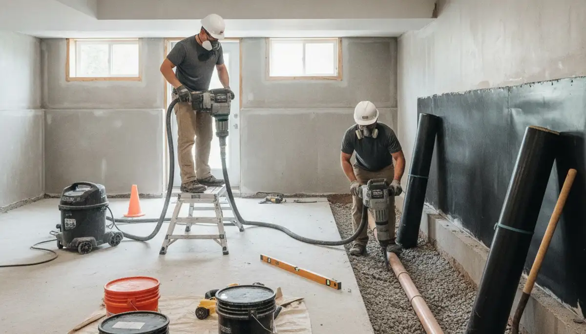 Tuscaloosa, AL basement waterproofing to protect homes from heavy rain and moisture