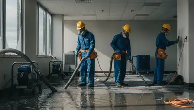 Commercial water damage restoration team serving Tuscaloosa, AL with 24/7 emergency response