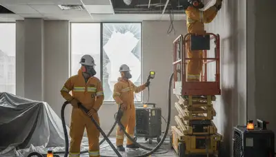 Tuscaloosa, AL water damage restoration team responding to emergency home cleanup