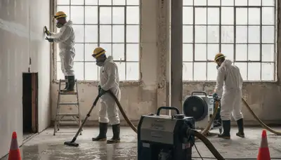 Flood damage cleanup team in Tuscaloosa, AL restoring a water-damaged home after heavy rain