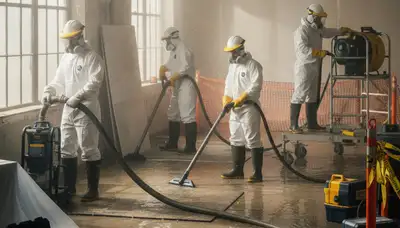Tuscaloosa, AL water damage team cleaning flood-damaged home after storm intrusion