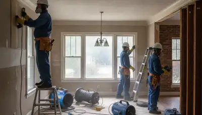 Water damage restoration team serving Tuscaloosa, AL, for fast emergency cleanup and repairs