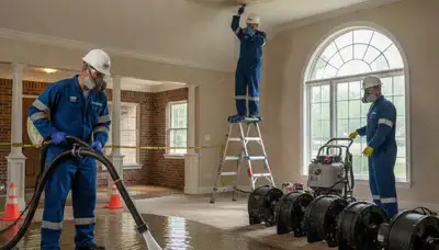Water damage restoration team serving Tuscaloosa, AL for emergency cleanup and repair