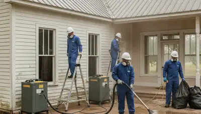 Water damage restoration team serving Tuscaloosa, AL on waterdamagetuscaloosaal.com