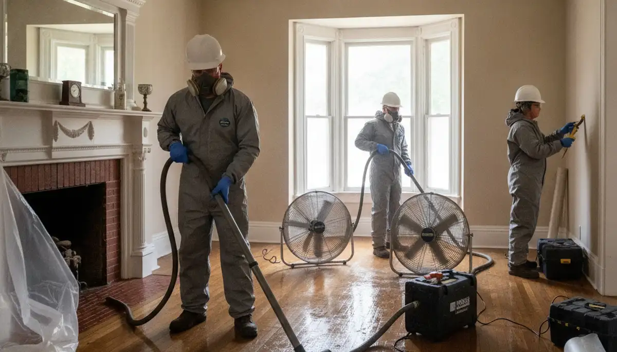 Water damage restoration team serving Tuscaloosa, AL for emergency cleanup and drying