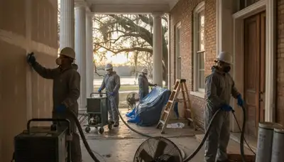 Water damage restoration team serving Tuscaloosa, AL with professional cleanup and repair services