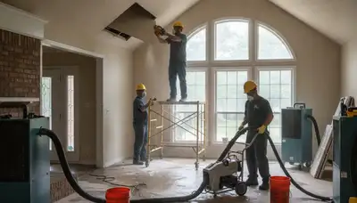 Water damage restoration team serving Tuscaloosa, AL with professional cleanup and repair services